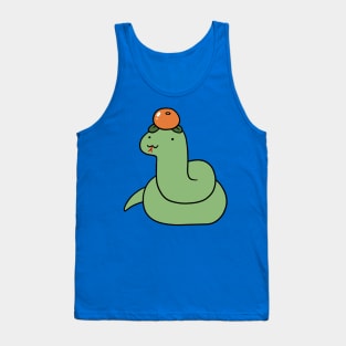 Orange Fruit Snake Tank Top